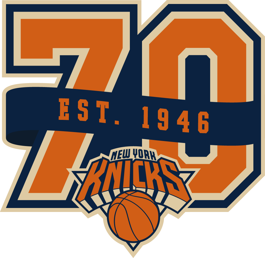 New York Knicks 2017 Anniversary Logo t shirts iron on transfers v2